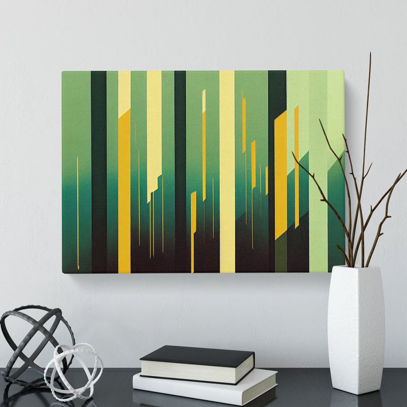 Evocative Modern Abstract - Wrapped Canvas, 50cm H x 76cm W x 3cm D