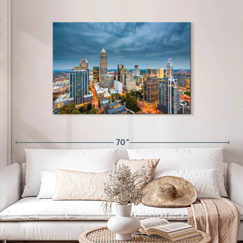 Nicci Charlotte Blue Hour, 30" H x 45" W