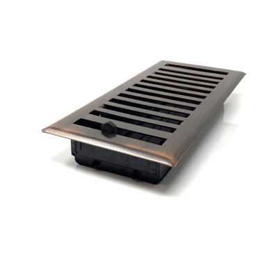 Madelyn Carter Solid Steel Modern Chic Vent Cover with Damper - Floor & Wall Register
