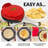6-Wedge Electric Quesadilla Maker with Extra Stuffing Latch