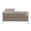 Buariki L-Shaped Metal Base Executive Desk-1413749151-1413749150-1413749159