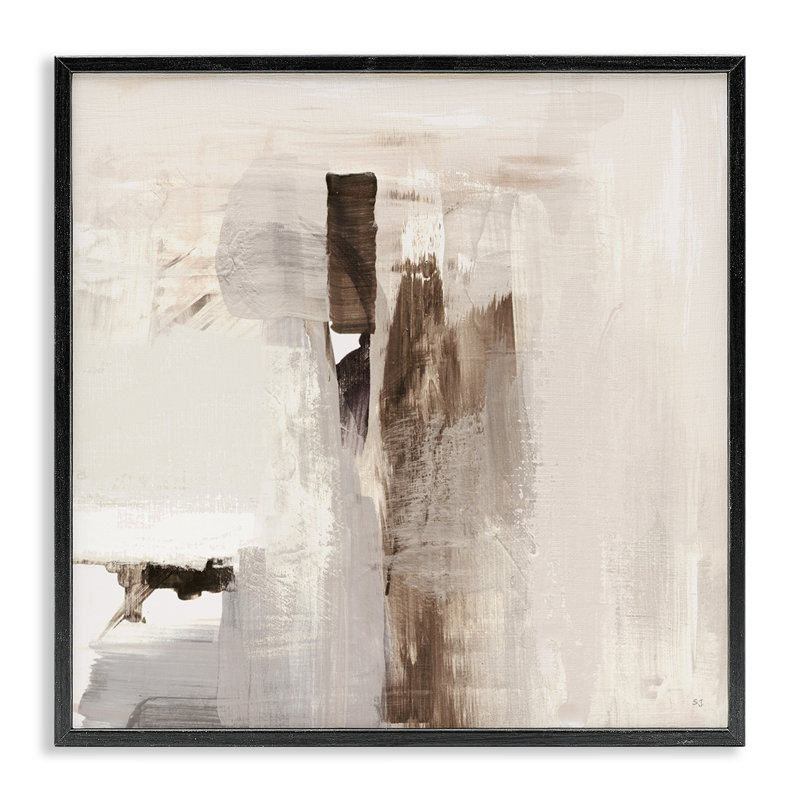  «Off-with Brown Streaks», art de la giclée encadrée par Susan Jill, Giclée encadrée noir minuit, H 12 po x l 12 po