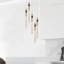 Luminaire suspendu en cristal à 5 lumières-84521144