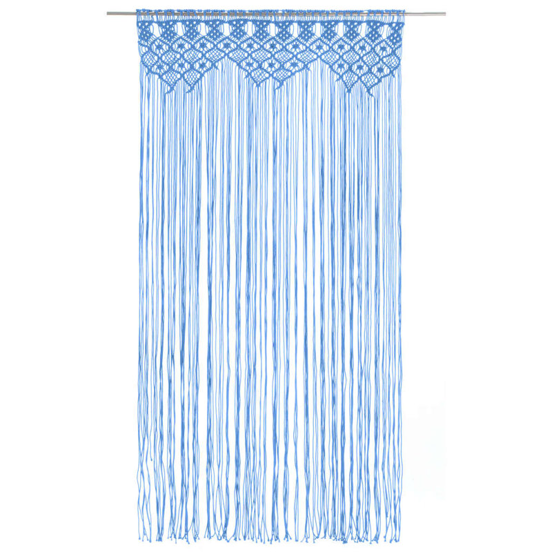 Laster Sheer Curtain Single Panel, Blue