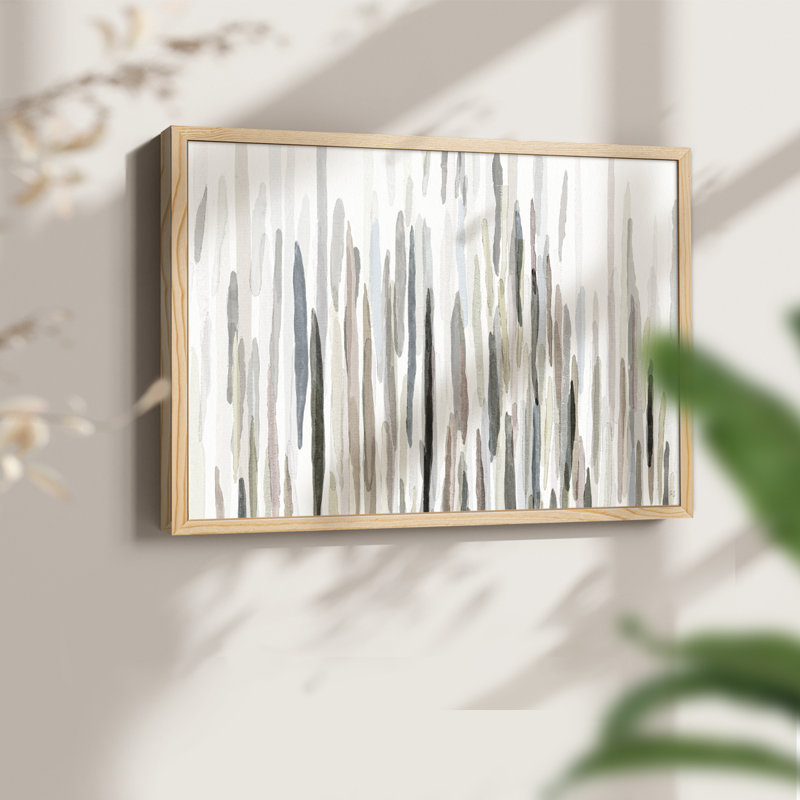 Earth Tone Rhythm - Impression encadrée - Restickable, H 8 po x l 10 po, Naturel