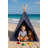 Children's Triangular Play Tent with Carrying Bag