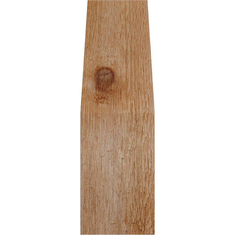 Attelle impériale du genou, Cèdre rouge, Brute, H 14 po x l 4 po x P 6 po