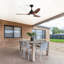 Ventilateur de plafond intelligent moderne 52 po - grain de bois et mat, avec lumière DEL à 3 couleurs à intensité variable (fonction de mémoire), télécommande, moteur à courant continu réversible silencieux-2023040853-2023040859