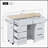 Versatile Kitchen Cart with Abundant Storage and Smooth Mobility-1992658814
