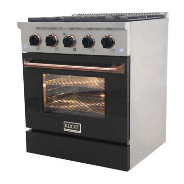 Kucht KFX 30-in 4 Burners 4.2-cu ft Convection Oven Freestanding