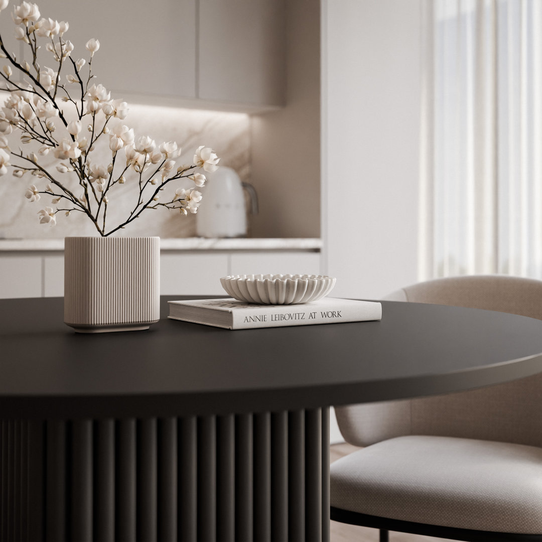 Metal Base Dining Table