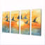 Swallows Birds at Sunset I - Art mural oiseau - décoration murale moderne-1842328158