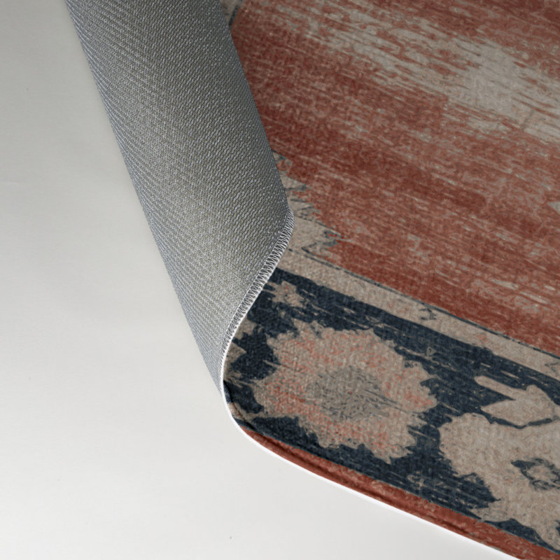 Tapis gris intérieur et extérieur surteint, Rectangle 5 pi x 7 pi