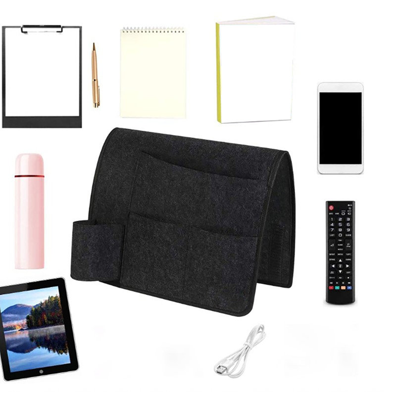 Bedside Caddy Bedside Storage Organizer Felts Bed Storage Organizer Hanging Bag With Water Bottle