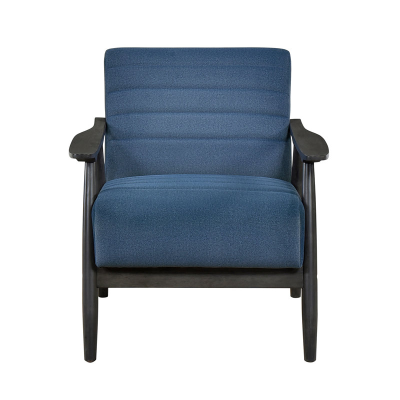 Fauteuil d'appoint décontracté 1pc, Tissu bleu