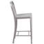Commercial Grade Metal Indoor-Outdoor Stool with Vertical Slat Back-1056393374-1056393367