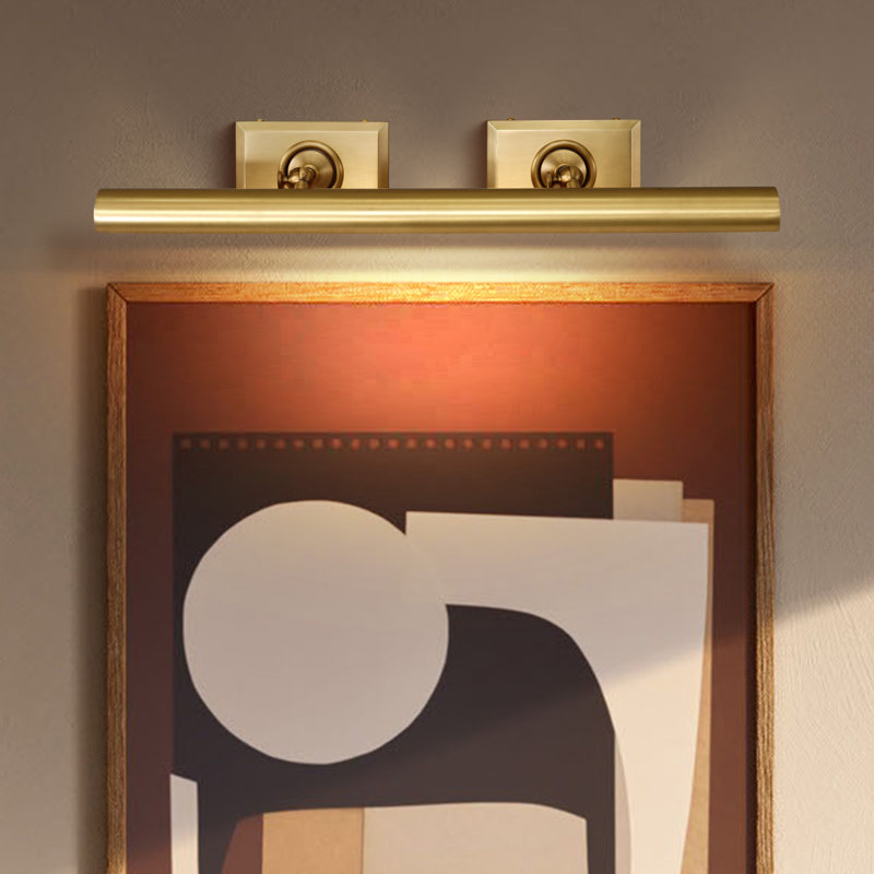 Modern Dimmable Led Wall Mounted Picture Light, 3.94" H x 24" W x 7.87" D, Gold
