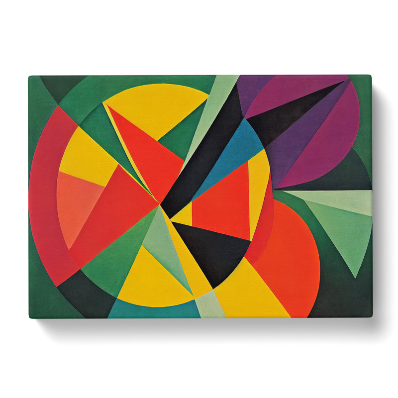 XXX-H1022-WF-10104X Welcoming Abstract Art - Wrapped Canvas Print, 40cm H x 60cm W x 3cm D