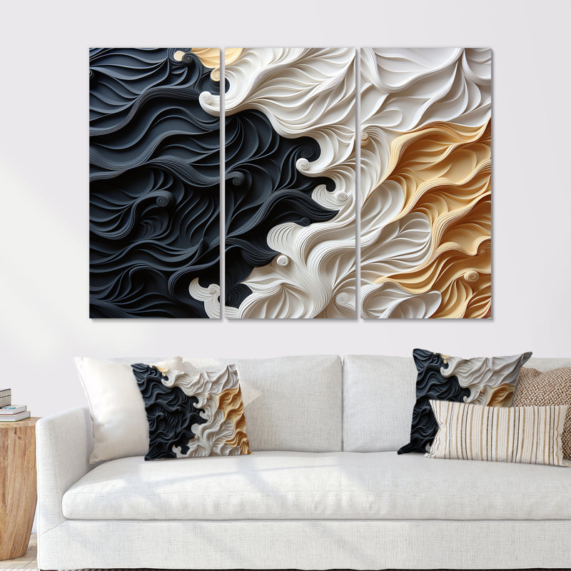 Minimalisme, beauté, sérénité, impression d'art mural, Toile tendue, H 40 po x l 60 po x P 1 po