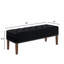 Banc capitonné avec rangement pour le salon-2026797512