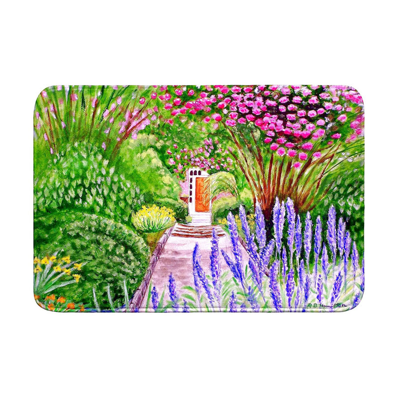 Garden Door Bath Mat, 36" L x 24" W