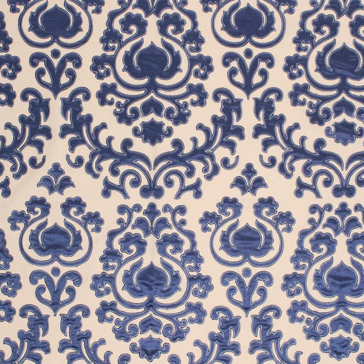Tissu trocadéro Prive, Saphir