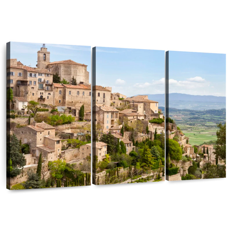 Gordes en France, H 20 po x l 33 po