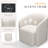 29" W Upholstered Swivel Barrel Chair-2114900428