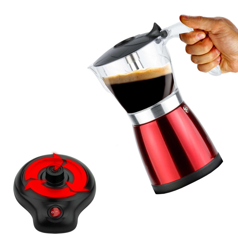 Machine à espresso électrique sans fil Brentwood, Red