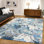 Tapis floral lavable à la machine de qualité supérieure Mayfield AMF2340