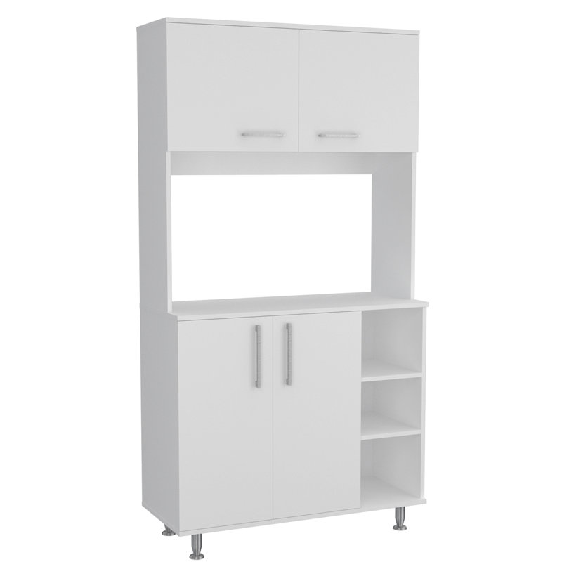 Ensemble 95 garde-manger, quatre pieds, Blanc