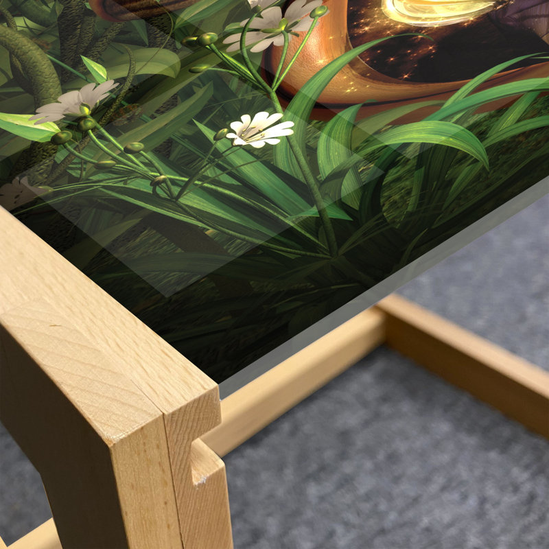 Jackia Sled Coffee Table, 90cm H x 62cm W x 40cm D