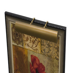 Applique pour tableau 3 lumières Traditional, Laiton délavé, H 2,25 po x l 24 po x P 7 po