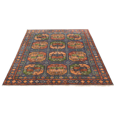 Jules Serapi Slate Blue Rug 8'1" x 9'10"
