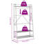  Portant à vêtements avec tablettes 43,3 po x 15,7 po x 70,9 po
