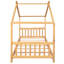 Lit plateforme simple avec tête et pied de lit-623870398