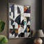 ABSTRACT Series LXI, reproduction encadrée - bois massif-1227630964