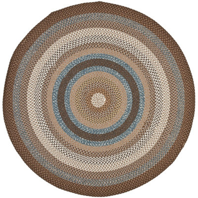 Striped Hand Woven Indoor / Outdoor Washable Area Rug