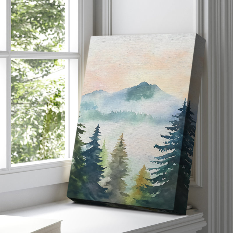Toile tendue avec paysage LVII Gallery - prête à être accrochée, H 27 po x l 18 po
