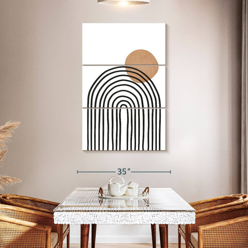 Arches Avery Boho Mid-Century, H 50 po x l 32 po