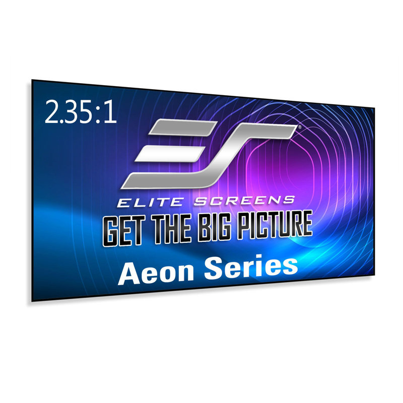 Aeon CineWhite UHD-B Series 49" x 115.2" Fixed Frame Projector Screen