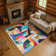 Premium Machine Washable Lubbers AMF1757 Abstract Rug