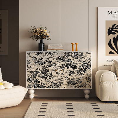Walnut Wood Decorative Cabinet