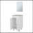 Saratoga Bathroom Cabinet With  2 Doors, White