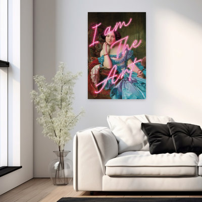 «I Am The Art», art rétro abstrait