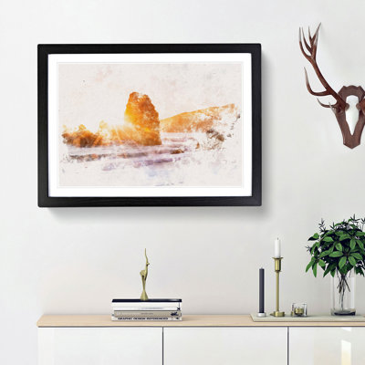 Sunlight over Rodeo Beach - Picture Frame Graphic Art Print
