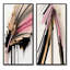 «Abstract Geode Peinture», 2 pièces sur toile-51008576-51008591