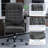 Allard Ergonomic Faux  Tufted Leather Executive Office Chair with Padded Armrest-49850483