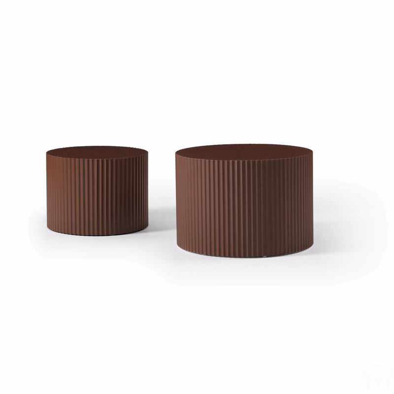 Ensemble de 2 tables gigognes en MDF