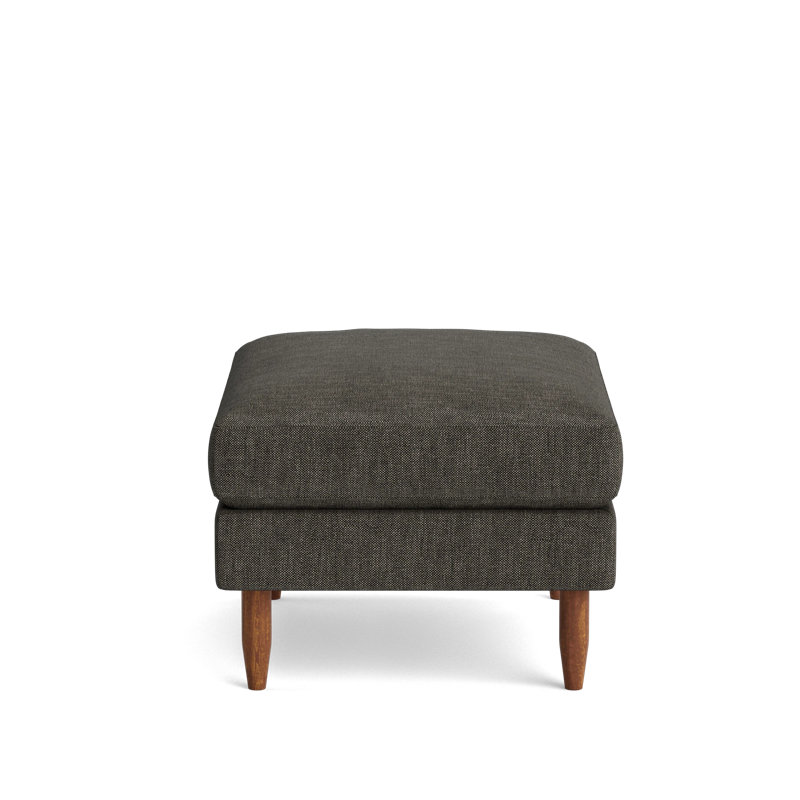 Skinny Fat Ottoman, Performance Weave - Onyx